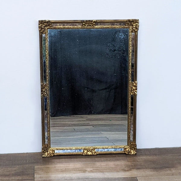 Vintage Belgian Gold Framed Mirror