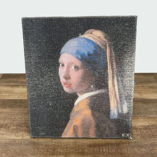 1. "Scratchable art piece imitating 'Girl With A Pearl Earring' for cats by Lord Lou."