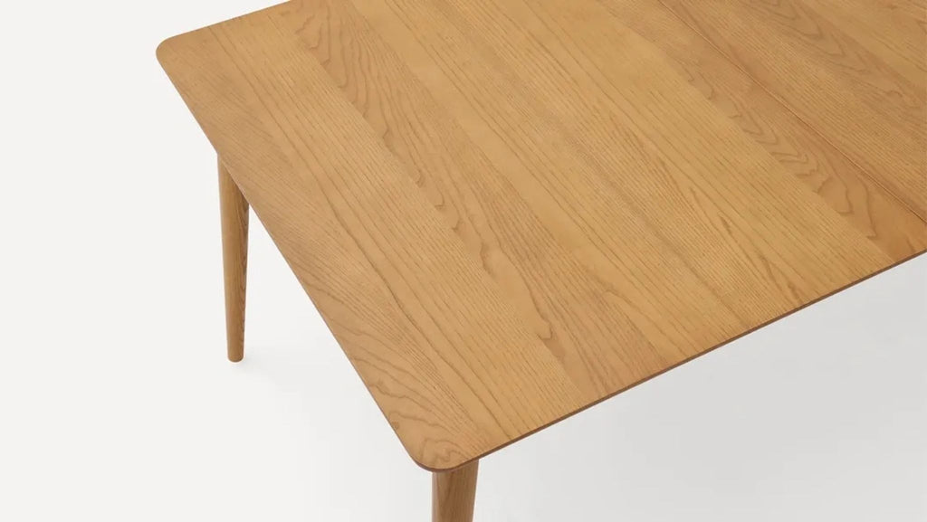 the table is made from solid oak.