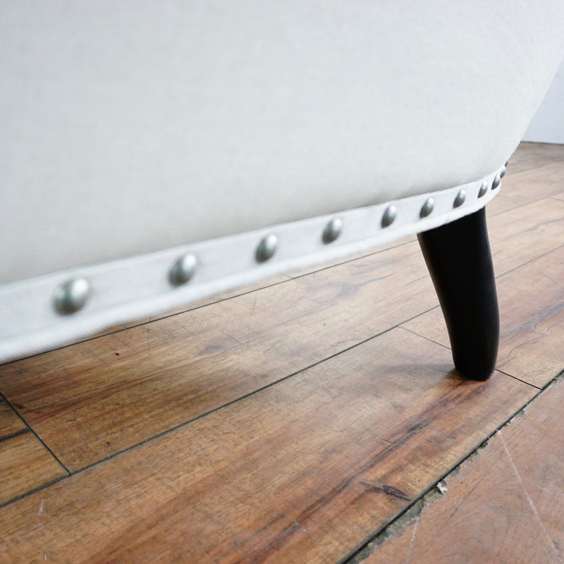 Hd Buttercup White Upholstered Chesterfield Sofa