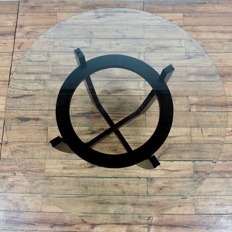 Glass Top Dining Table