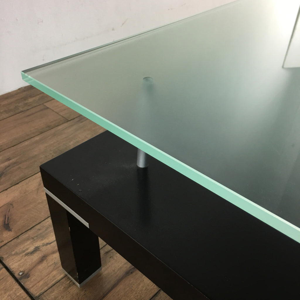 Wood And Glass Coffee Table