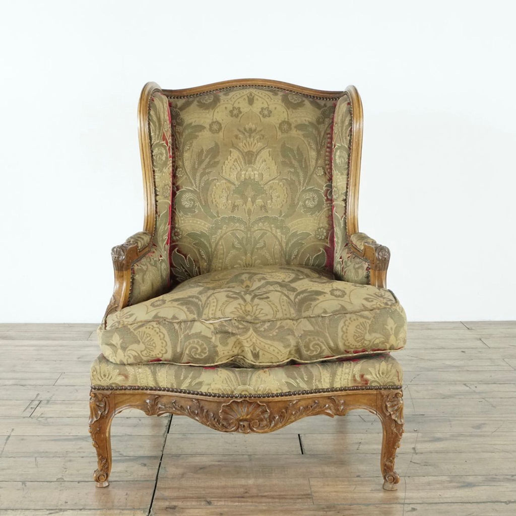 Upholstered Wingback Chair