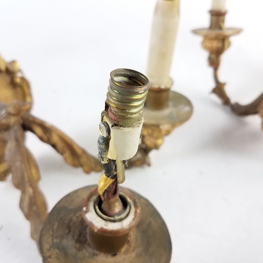 Antique Brass Sconces