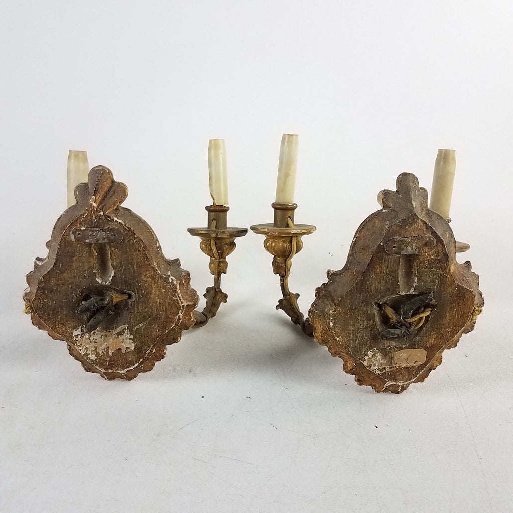 Antique Brass Sconces