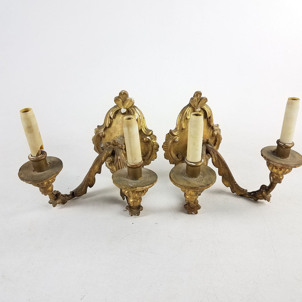 Antique Brass Sconces