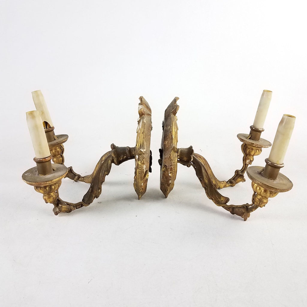 Antique Brass Sconces