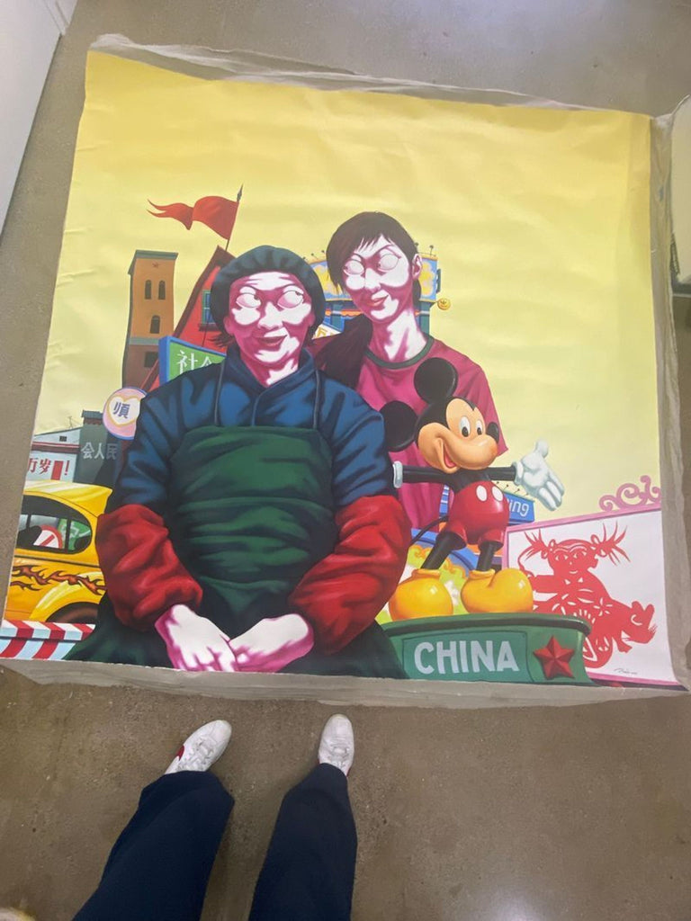 Painting by Zhao Bo "Year of the Rat" (2008), Accrylic on canvas