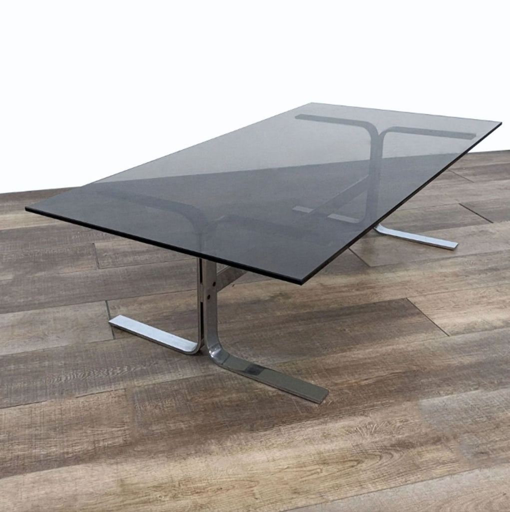 Smoked Glass Top Coffee Table