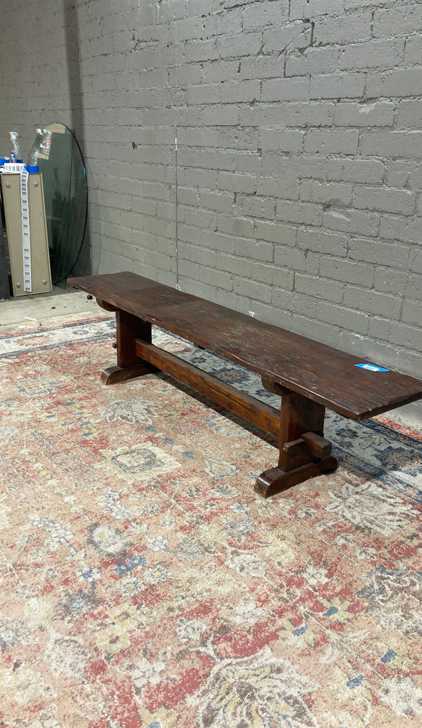 Solid Wood 74" Wooden Bench