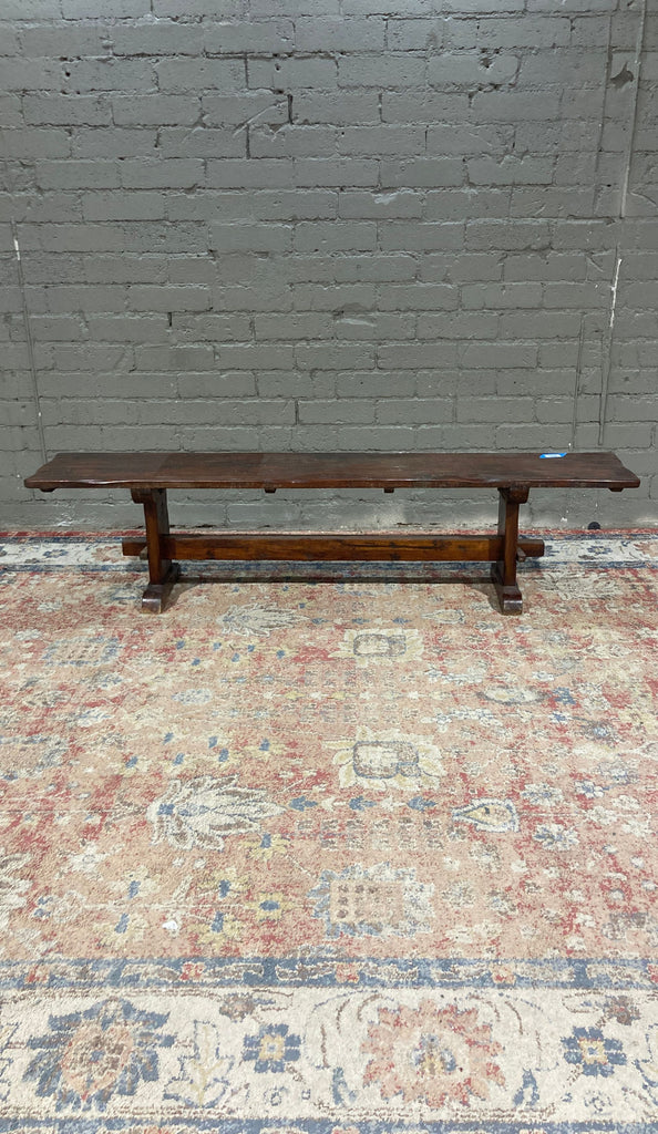 Solid Wood 74" Wooden Bench