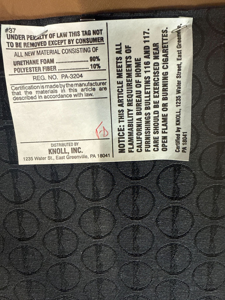 Knoll Brno Modern Leather Chair by Mies van der Rohe