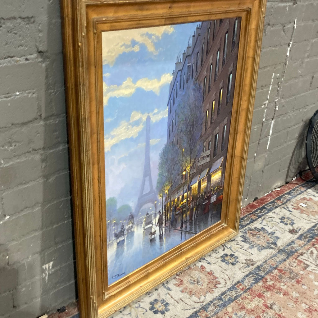 Framed Painting - Gregory Sievers (American, b. 1951) Sights of Paris