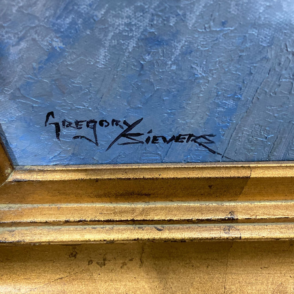 Framed Painting - Gregory Sievers (American, b. 1951) Sights of Paris