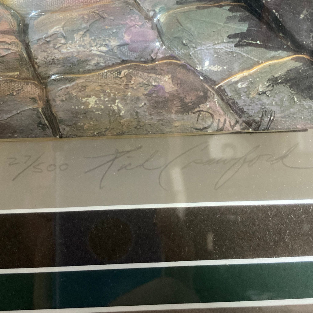 ""Cobbled Streets, St Remy"" Framed Artwork by Roger Duvall (limited edition)