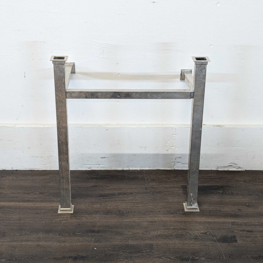 Waterworks Normandy Rectangular Hammered Nickel, Drop-In/Undermount Sink