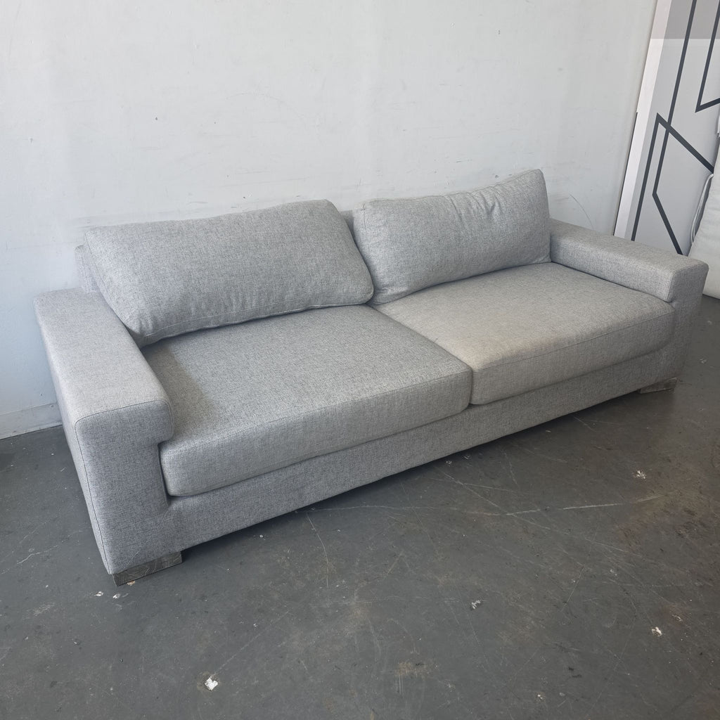 Ben Soleimani Pierce 3-Seat Modern Light Gray Sofa