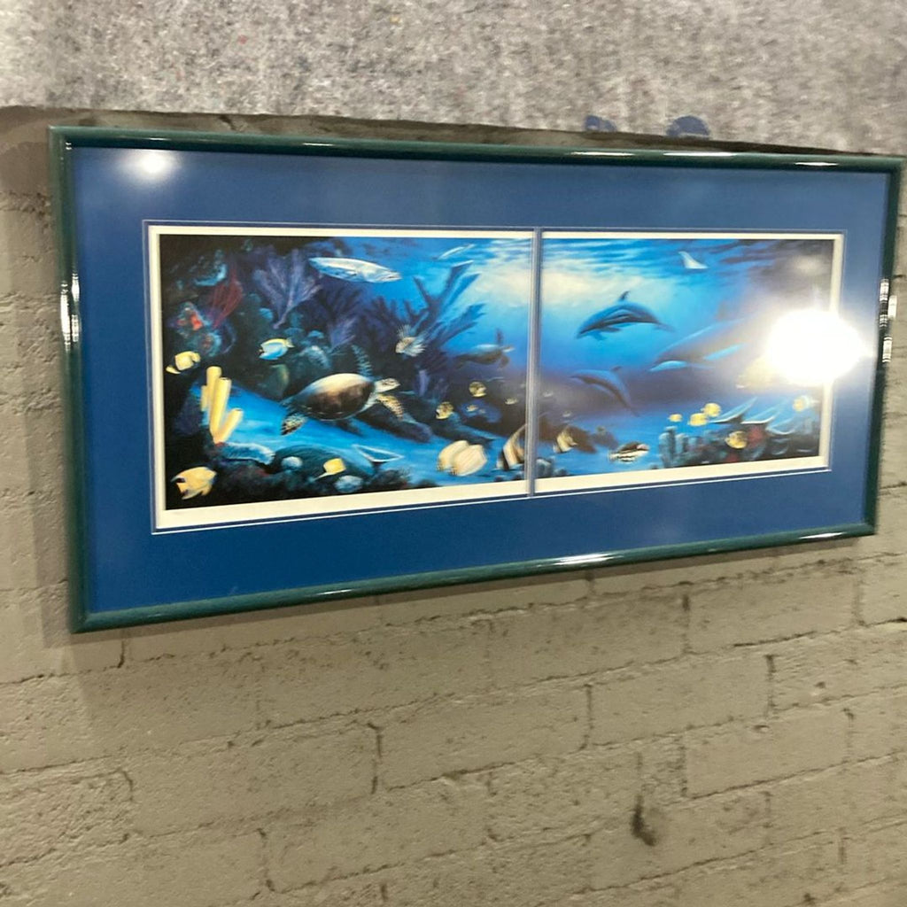 "Living Reef" Two-Paneled Lithograph by Robert Wyland