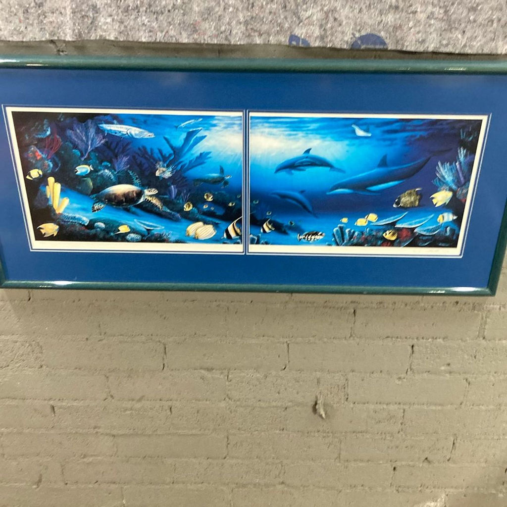 "Living Reef" Two-Paneled Lithograph by Robert Wyland