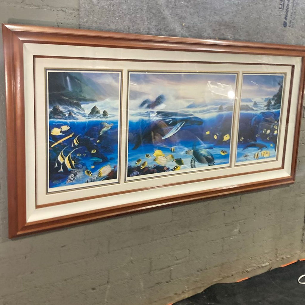 "Ocean Trilogy" Triptych Lithograph by Robert Wyland