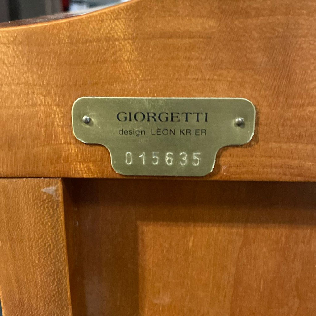 "Abacus" Sideboard Designed by Léon Krier for Giorgetti
