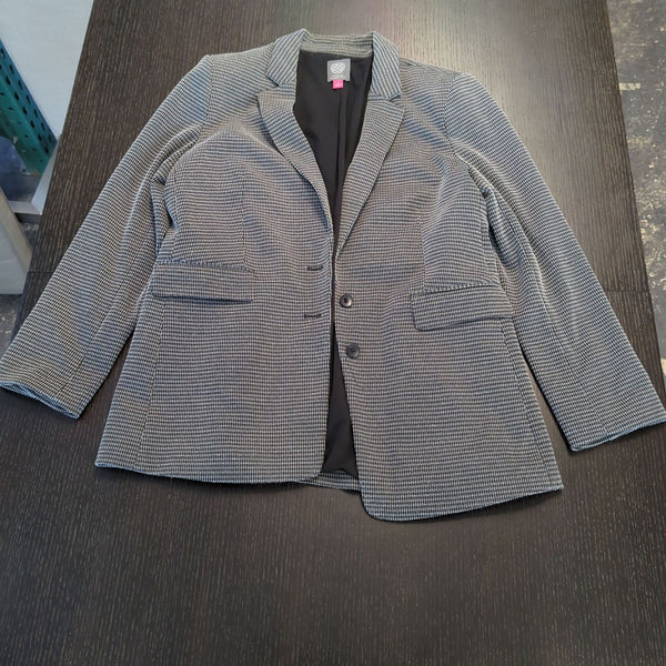 Vince Camuto Women's Houndstooth Blazer, Size 12