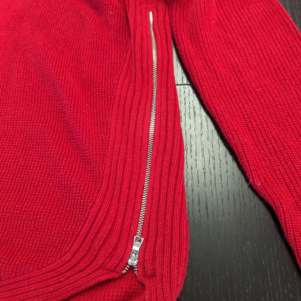 INC International Concepts Women's Red Sweater with Side Zippers, Size Large