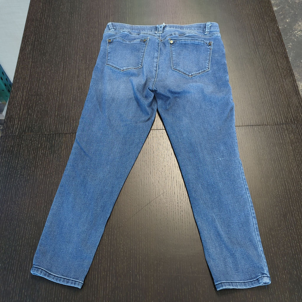 Wit & Wisdom Women's Blue Mid-Rise Skinny Jeans