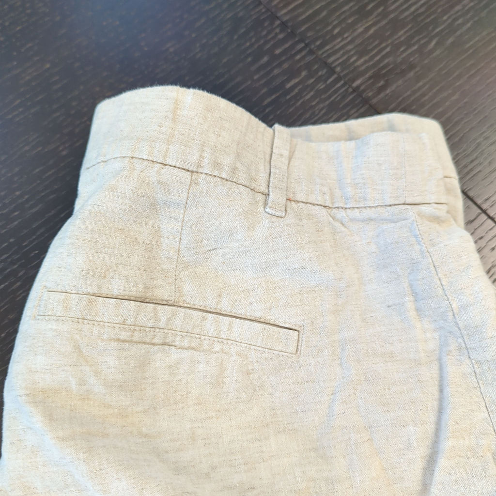 GAP Women's 365 High Rise Linen-Blend Shorts, Size L