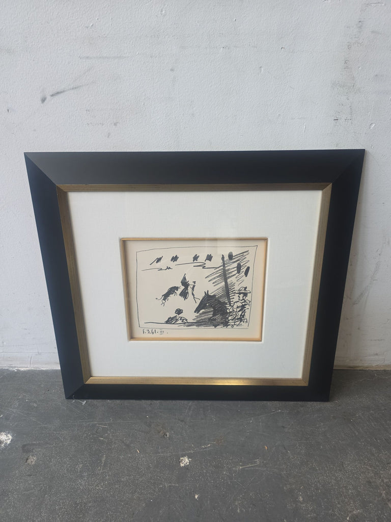 Artistic wall piece from Drawings & Paintings category, featuring unique visuals in a 24x23 inch frame.