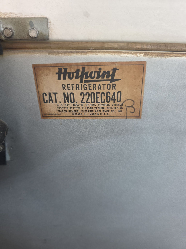 Antique Hotpoint Refrigerator (1930s)
