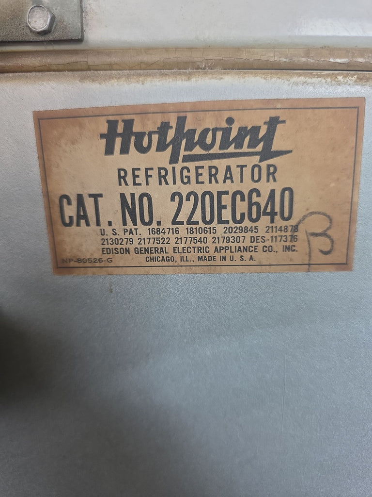 Antique Hotpoint Refrigerator (1930s)
