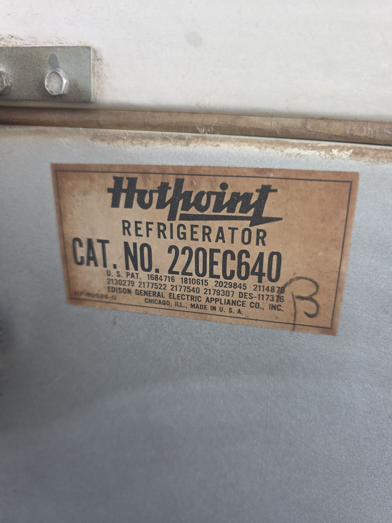 Antique Hotpoint Refrigerator (1930s)