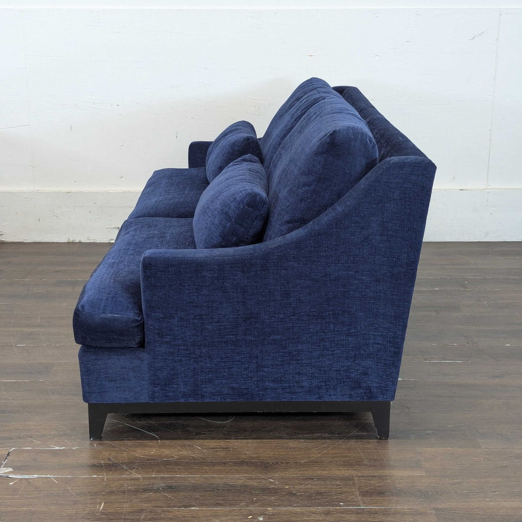 Custom Made The Jones 3-Seat Deep Blue Sofa