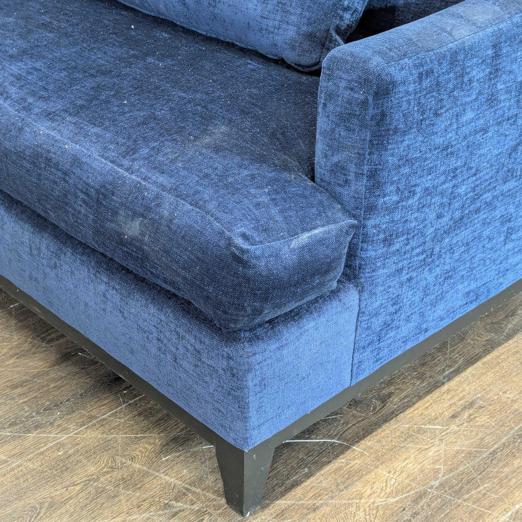 Custom Made The Jones 3-Seat Deep Blue Sofa