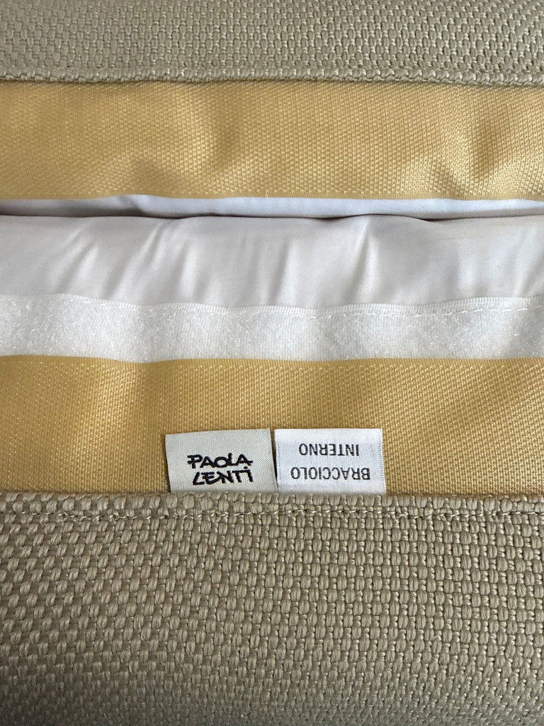 Paola Lenti Mellow Outdoor Modern Cream Sofa – 4 Seater