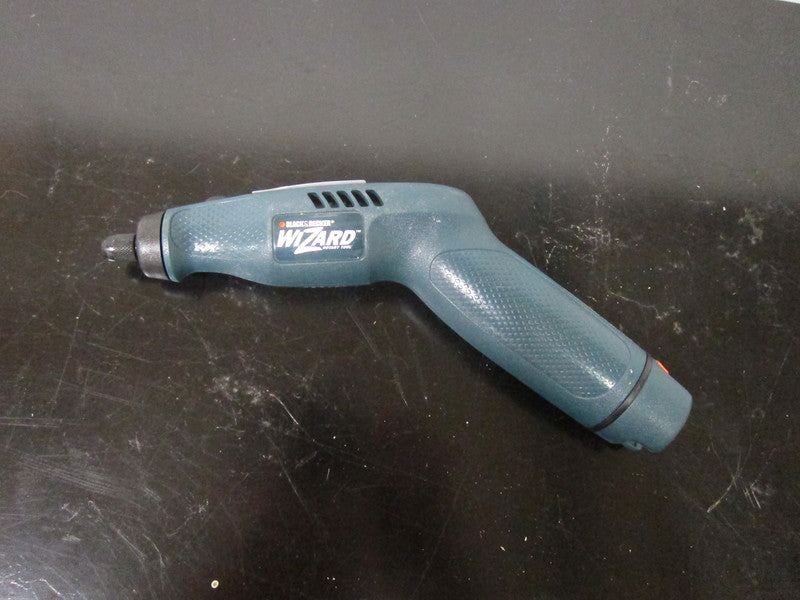 Black & Decker Wizard Rotary Tool with textured grip, shown on a black surface, category Other.  