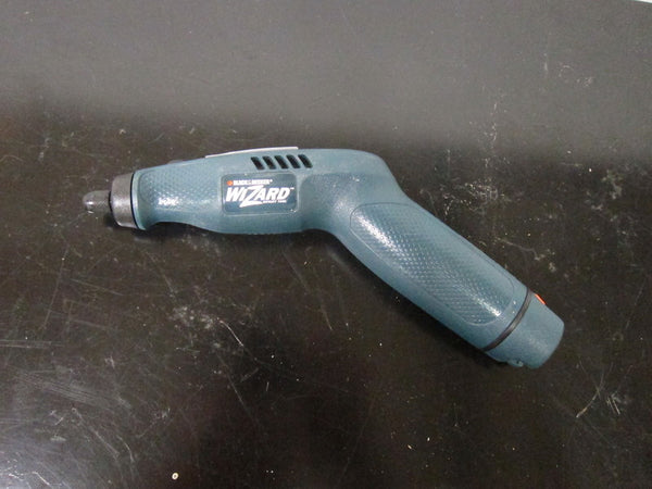 Black & Decker Wizard Rotary Tool with textured grip, shown on a black surface, category Other.  