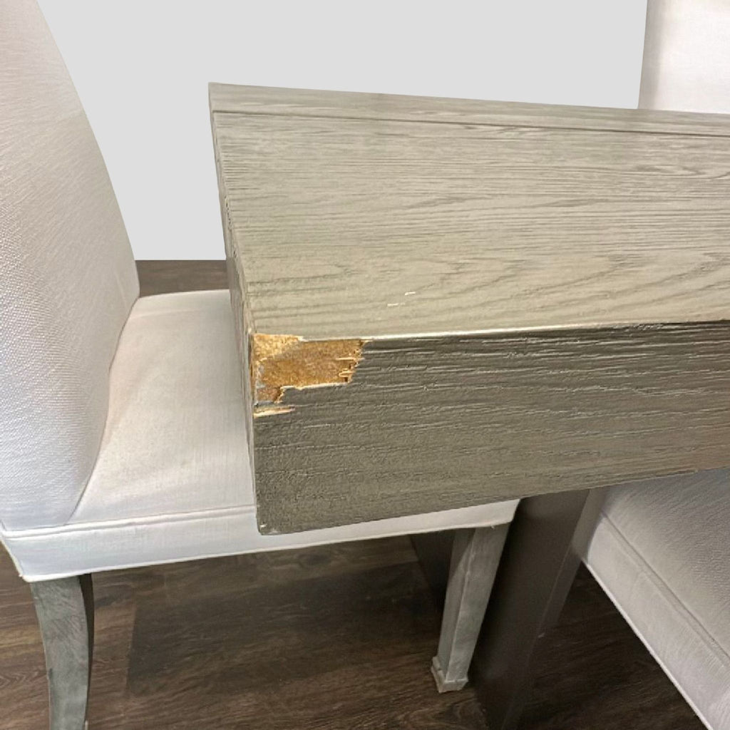 Restoration Hardware 7-Piece Dining Set with Modern Wood Table and White Chairs - Accepted Offer (22.22% discount)