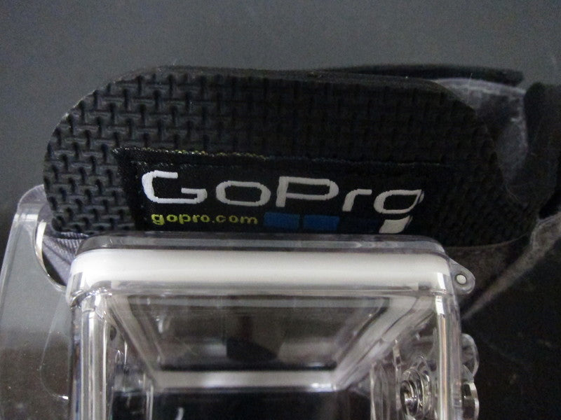 3. Close-up of GoPro Wrist Housing's strap featuring the GoPro logo and brand tag, category Other.