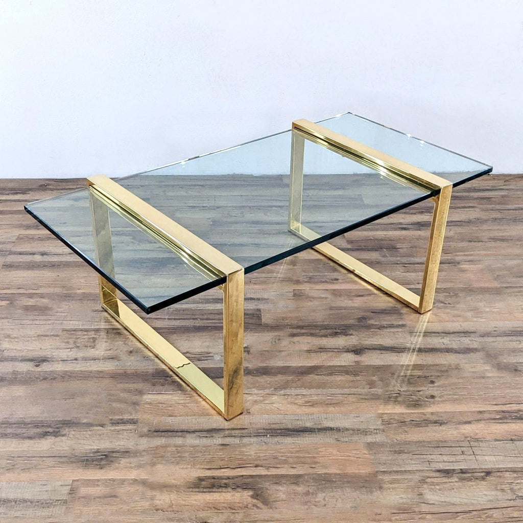 Brass Leg Coffee Table