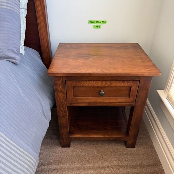 Certainly! Since you mentioned "these images" but didn’t provide any, here are three general, distinct alt text options for an end table listing (each under 100 characters):