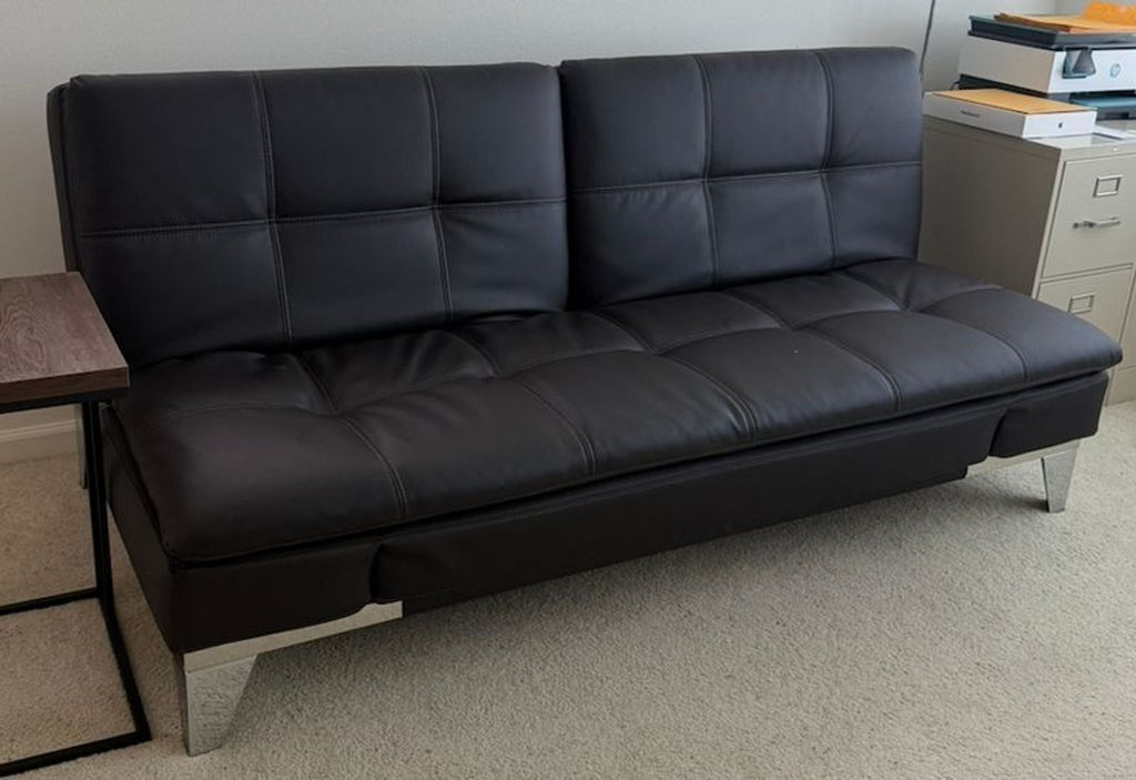 A modern 3-seat sofa from Furniture Pic 14, featuring a sleek design, showcased with 2019 pricing.
