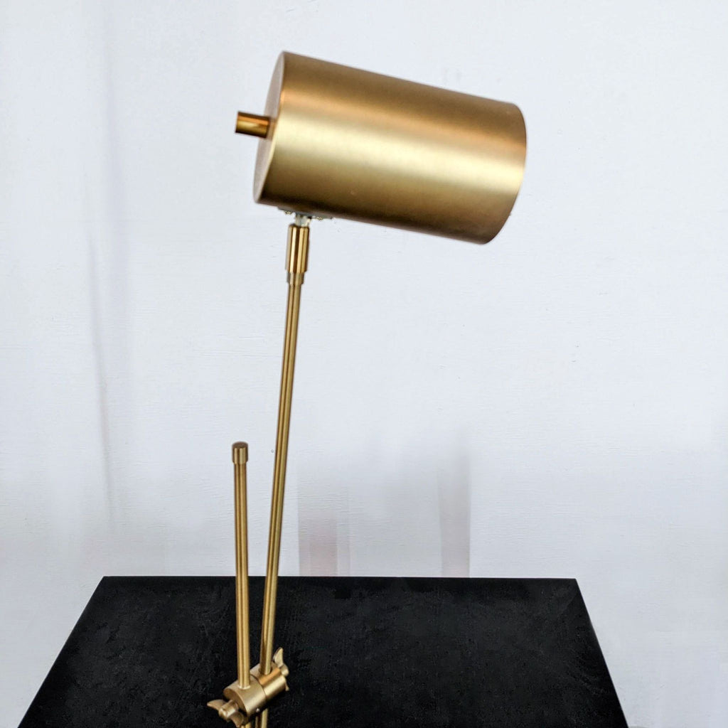 a brass desk lamp by [ unused0 ], 1970s