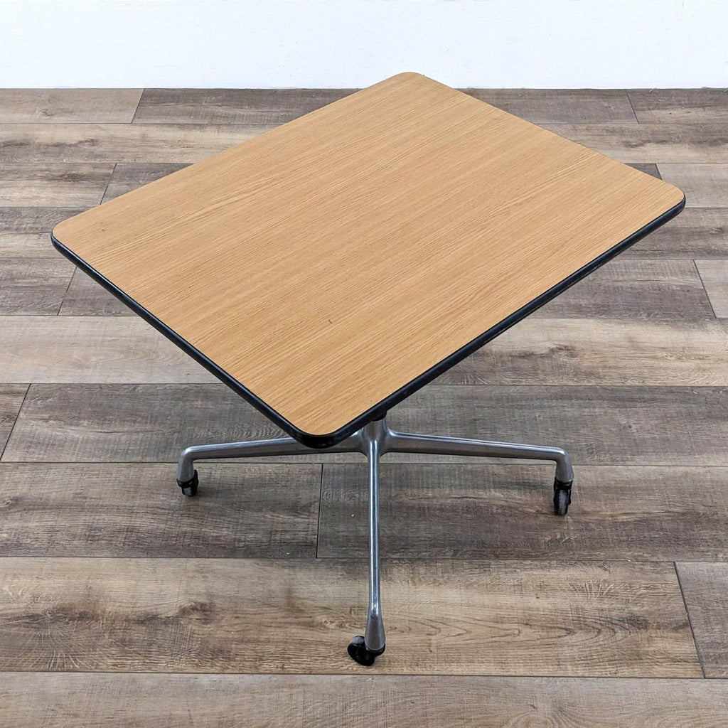 Vintage Herman Miller Eames MCM Rolling Task Side Table