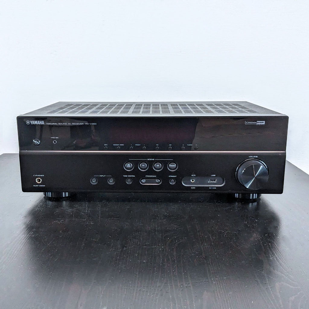 a sony stereo receiver with a remote control.