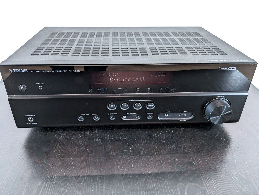 YAMAHA RX-V383 RECEIVER & AMPLIFIER + 5 Speakers & subwoofer