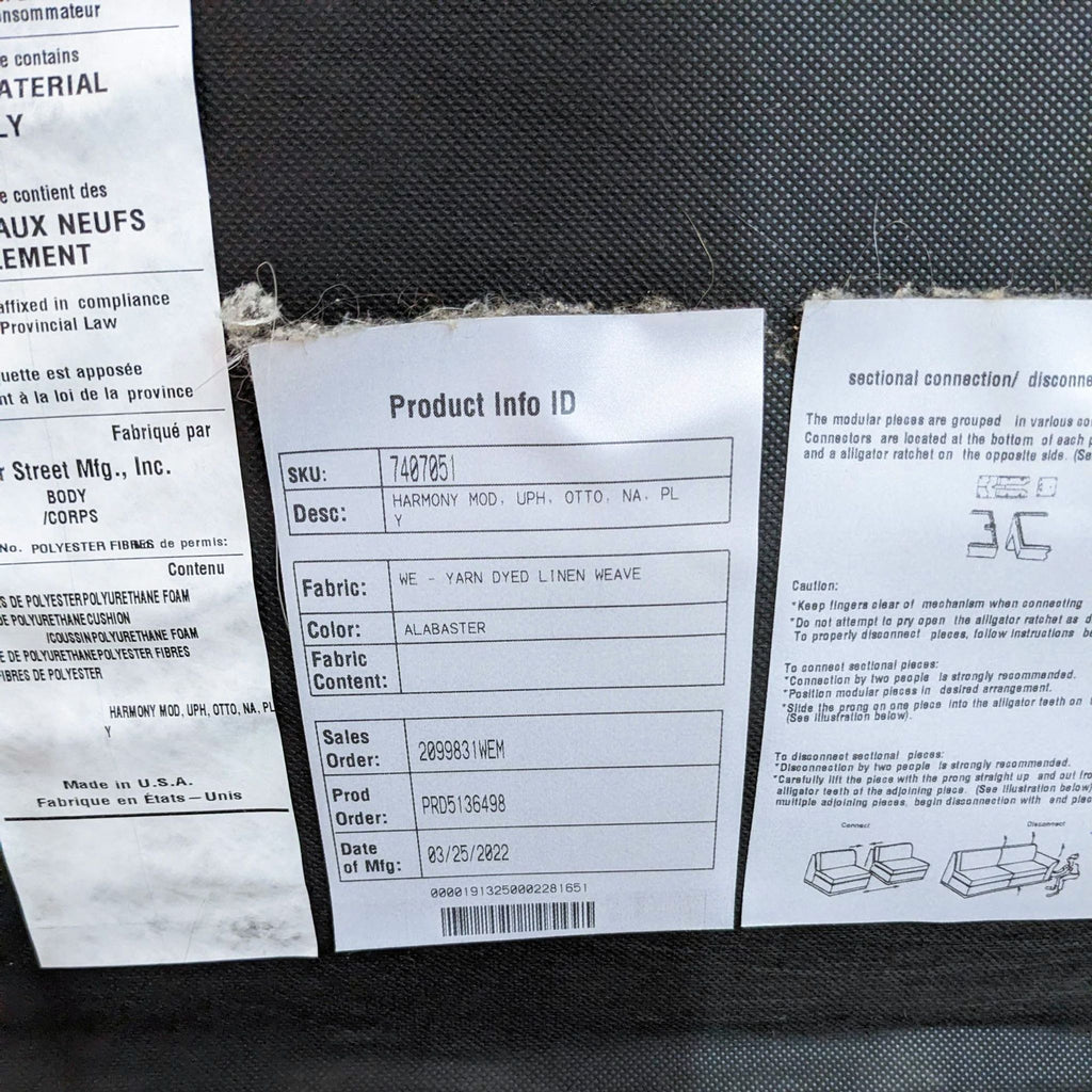 West Elm Harmony Ottoman