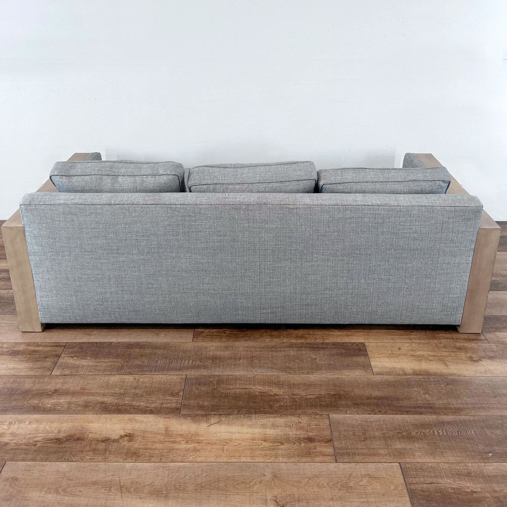a modern sofa with a modern design.