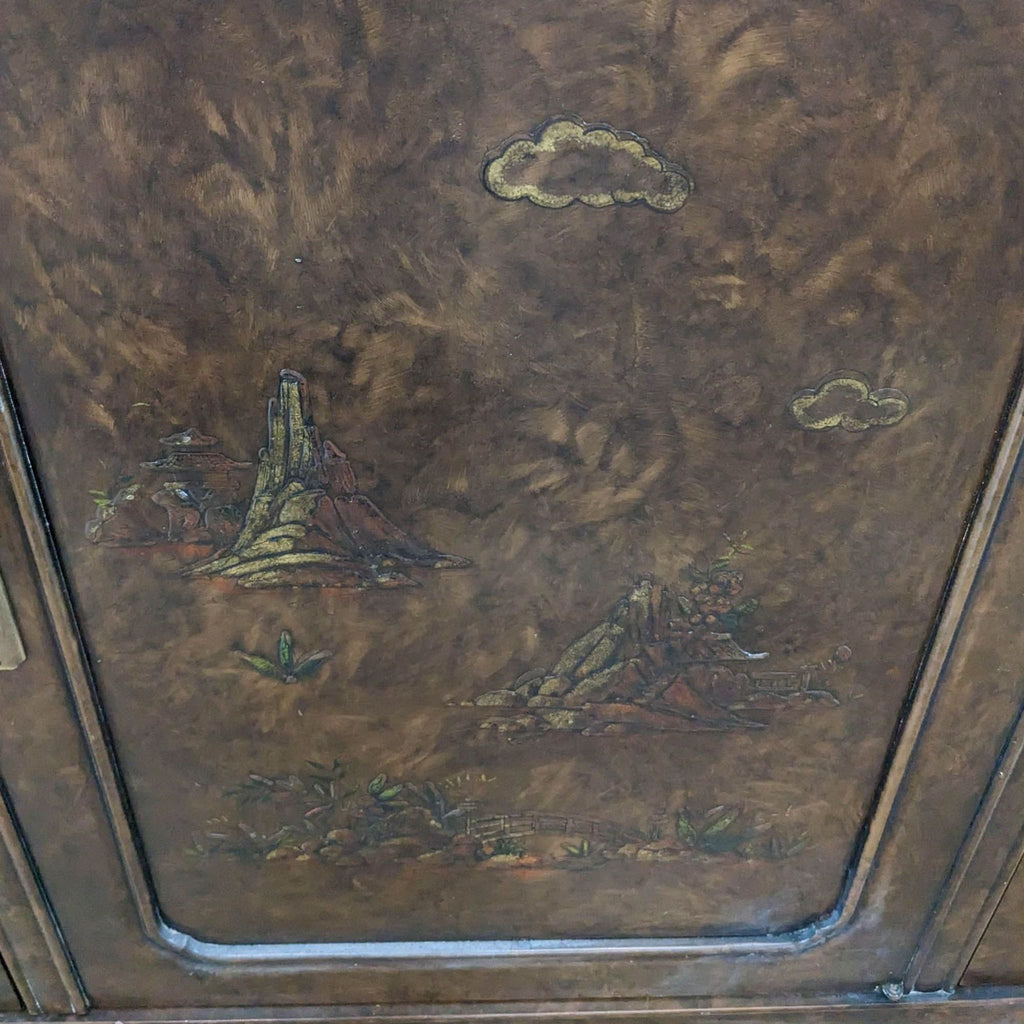 Vintage John Widdicomb Chinoiserie Sideboard